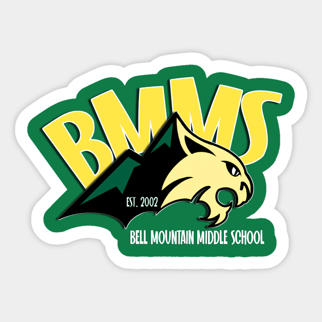 Bell Mountain Middle School Bobcats Sticker by BMMS